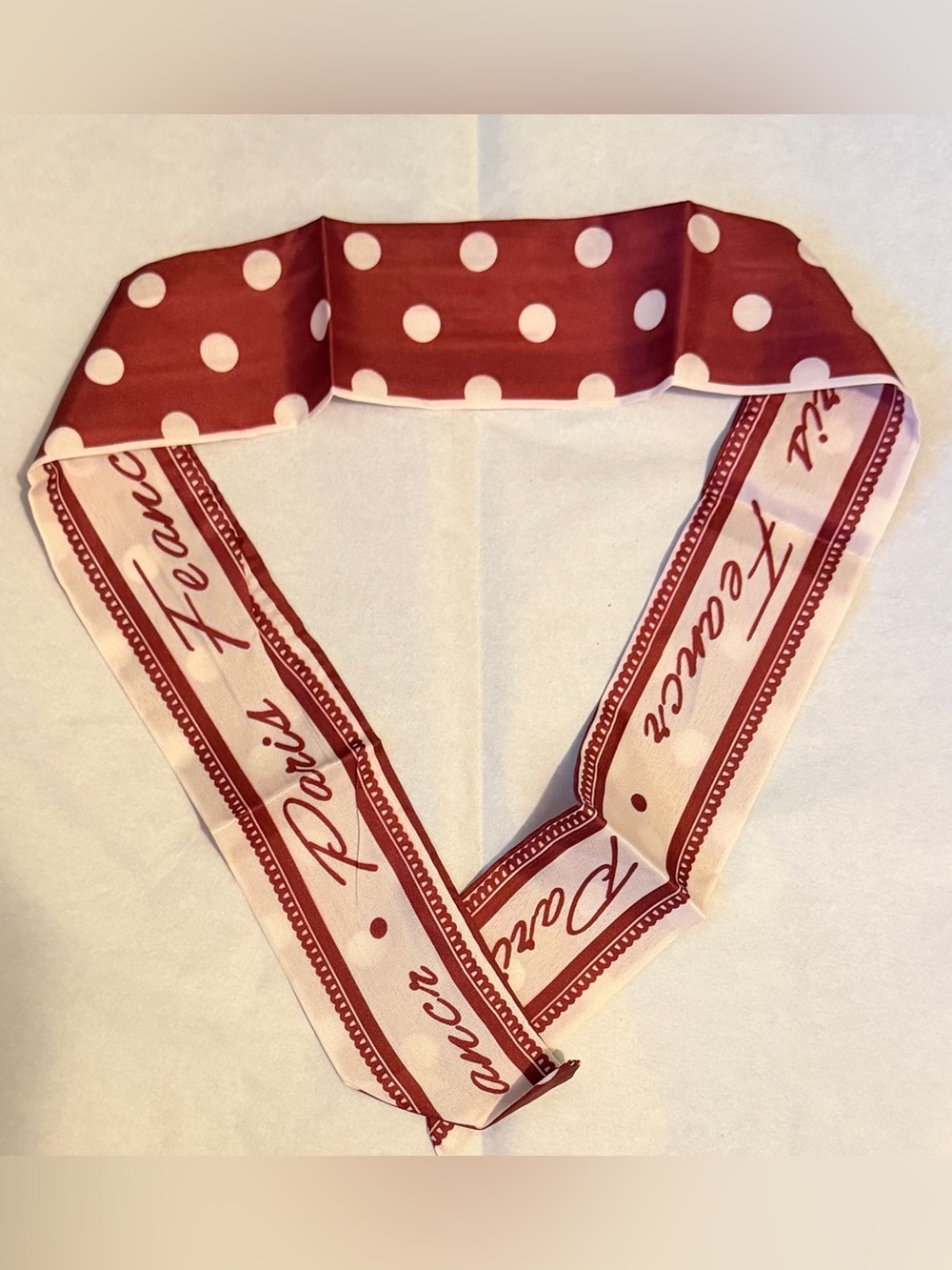 Parisian Polka Dot Twilly Scarf